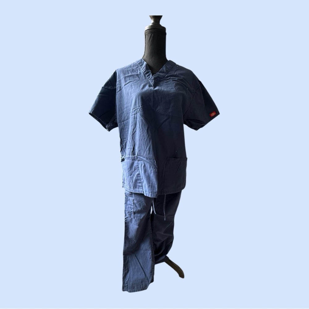 Dickies Navy Blue Scrub Set